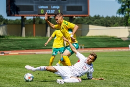 Lietuvos U-21 rinktinė nusileido latviams