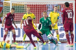 Lietuvos futsal rinktinė pasaulio čempionatą pradėjo apmaudžiu pralaimėjimu