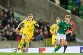 Atranką į pasaulio čempionatą lietuviai baigė minimaliu pralaimėjimu Šiaurės Airijoje