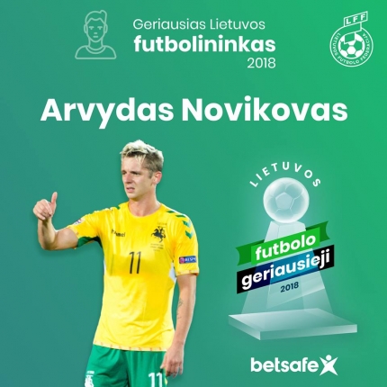 Geriausias Lietuvos metų futbolininkas - Arvydas Novikovas