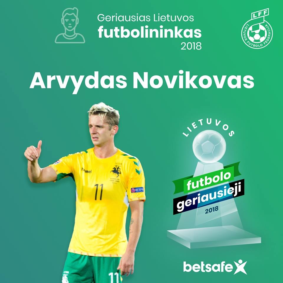 Geriausias Lietuvos metų futbolininkas - Arvydas Novikovas