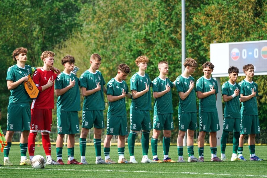 Vaikinų U16 rinktinė pradėjo pasirodymą UEFA „Development“ turnyre
