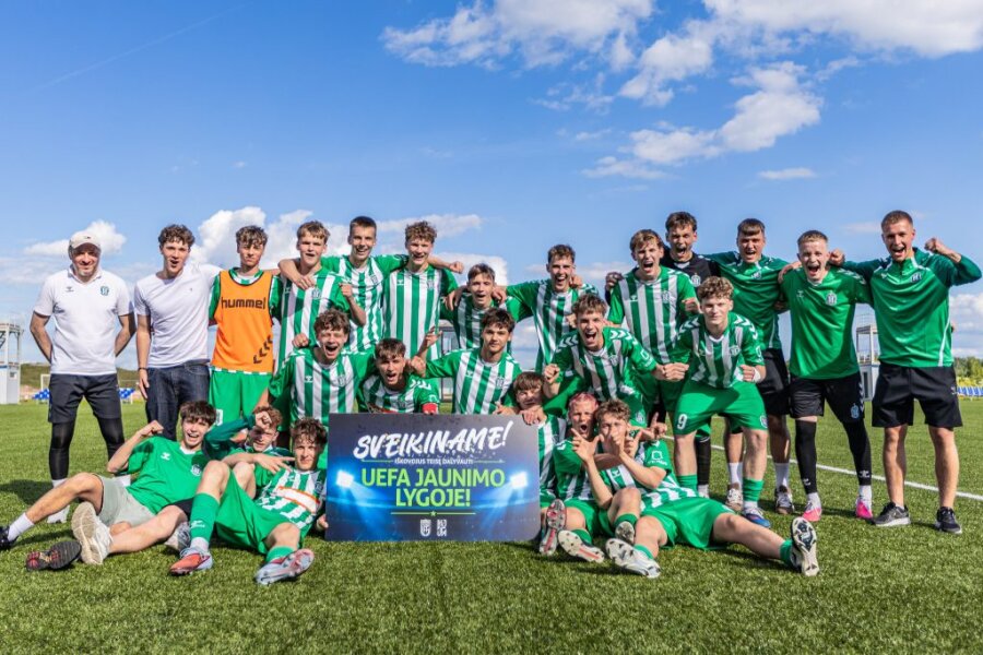 Teisę žaisti UEFA Jaunimo lygoje iškovojo FK „Žalgiris“