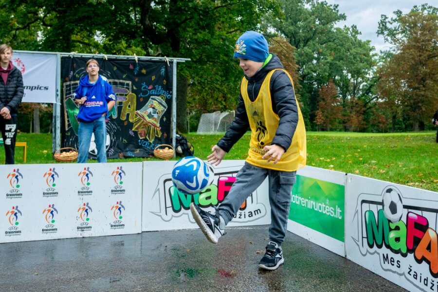 Vaizdingajame Gelgaudiškyje – Europos masinio futbolo savaitės aidai
