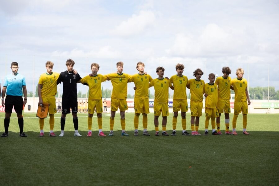 Vaikinų U15 rinktinė po baudinių pralaimėjo Azerbaidžano komandai